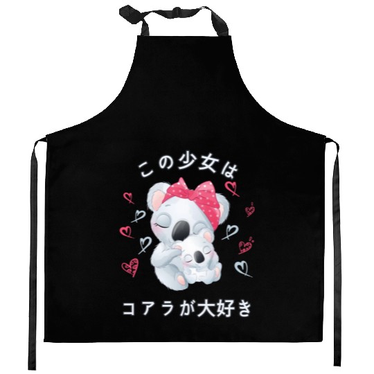 Koala Love Mom Koala Bear Kitchen Aprons