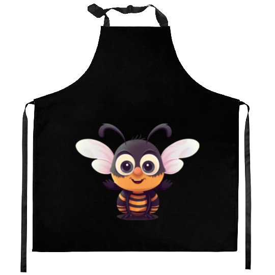 Cute Superhero Bee Bumblebee Wasp Kitchen Aprons