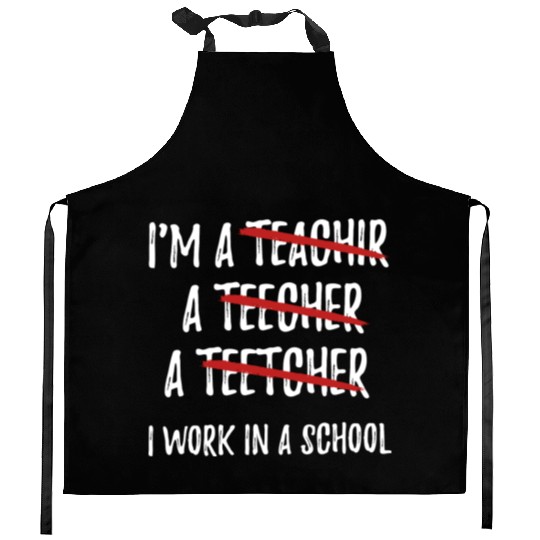 Funny Grammar S For English Teacher Back To School Kitchen Aprons