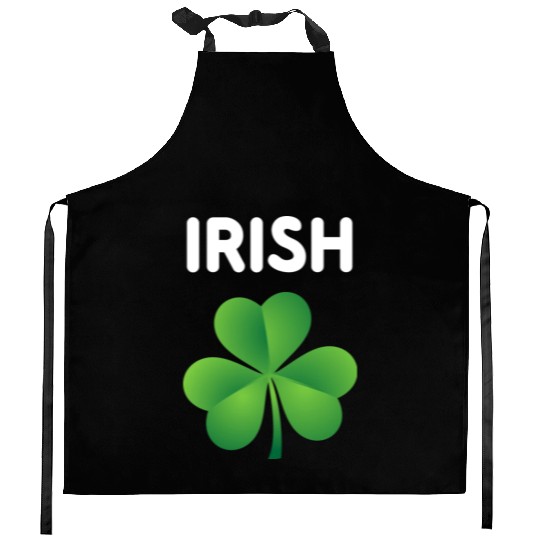Irish Shamrock St Patrick Day Kitchen Aprons