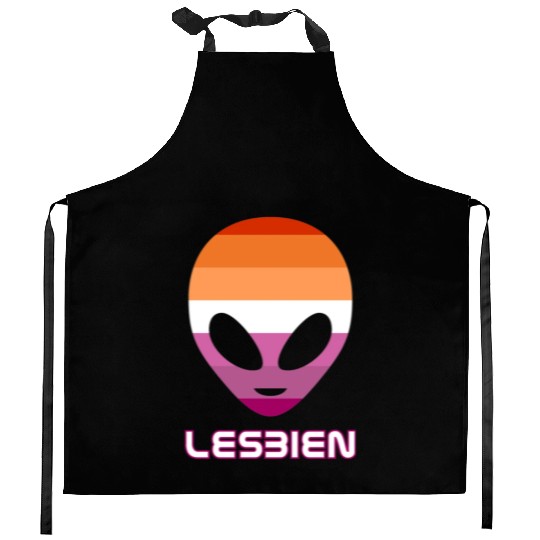 Lesbien aka lesbian alien Kitchen Aprons