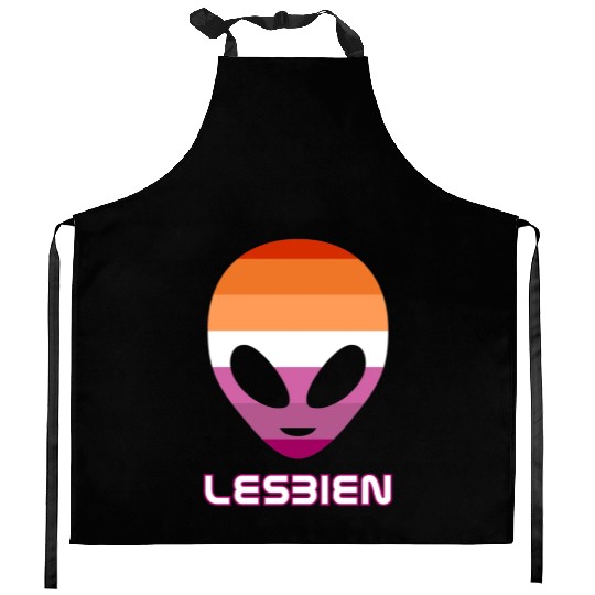 Lesbien aka lesbian alien Kitchen Aprons