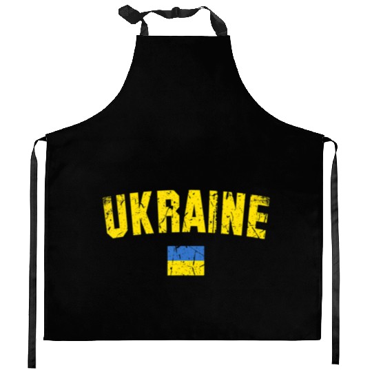 Ukraine Flag Ukraine Kitchen Aprons