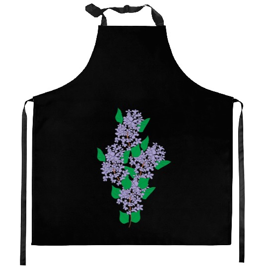 Lilac Flower T ShirtLilac Kitchen Aprons by Alekvik