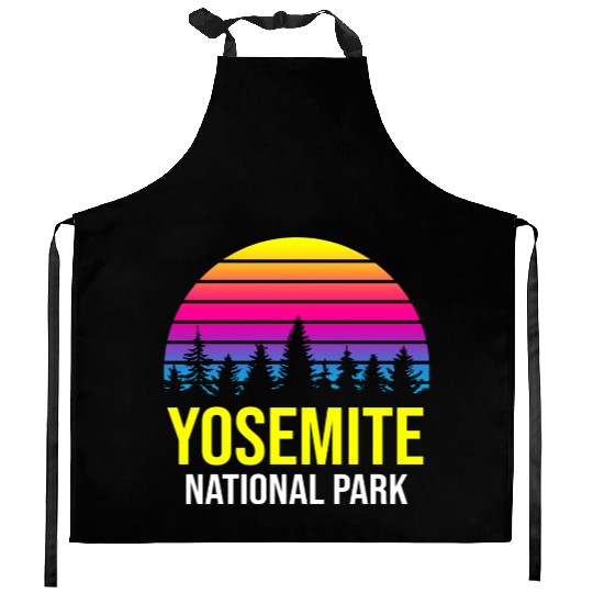 Yosemite National Park Kitchen Aprons