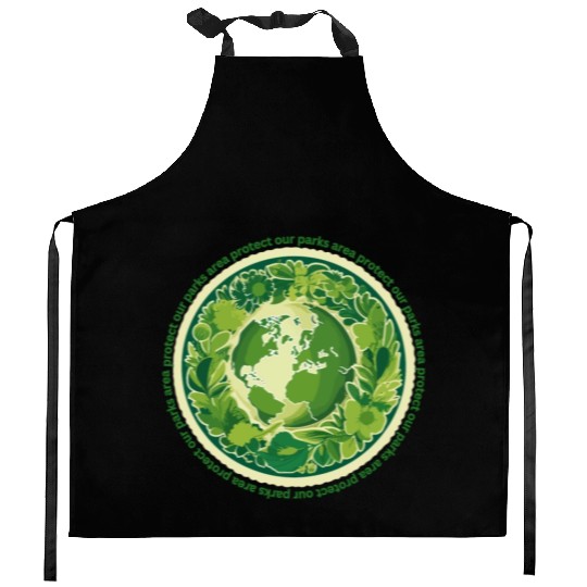 protect our parks and national parks areas Kitchen Aprons