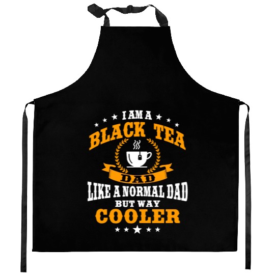 Black Tea Dad Outfit For Father's Day Kitchen Aprons