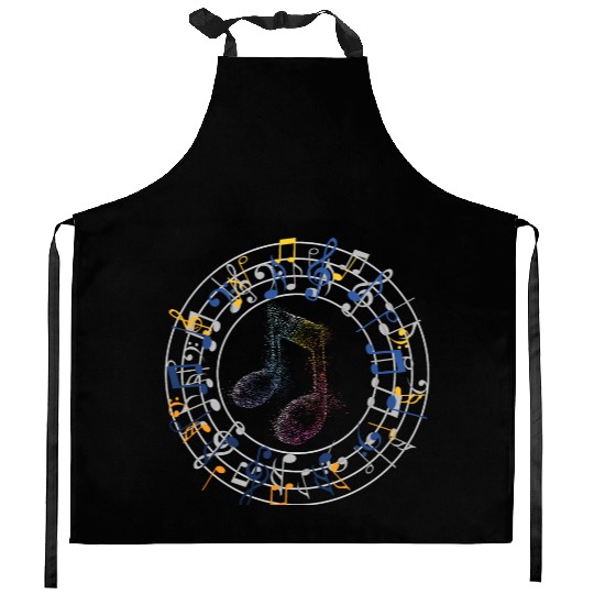music and arts Kitchen Aprons