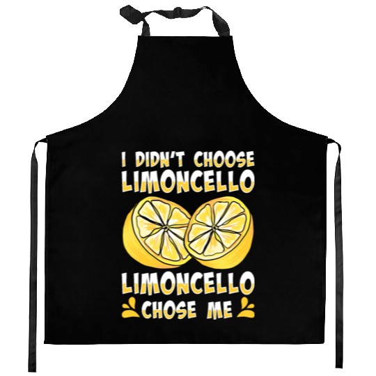 Italian Limoncello Lover Lemon Liquor Drinker Kitchen Aprons