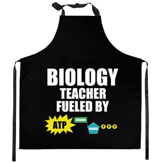 Funny Biology Teacher Kitchen Aprons
