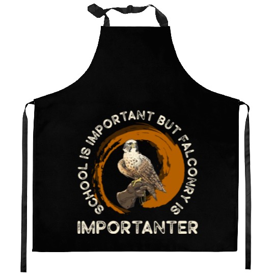 Falconry Bird Falcon Hunting Falconer Kitchen Aprons