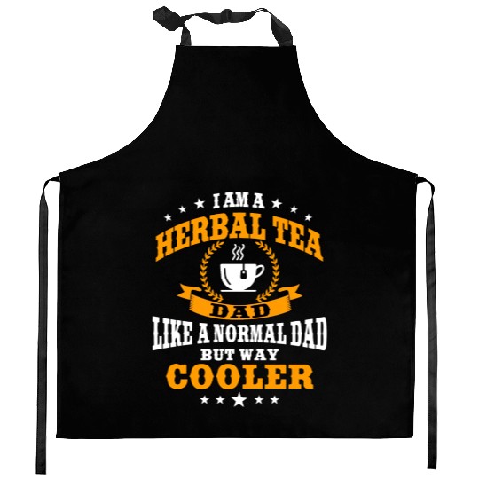 Funny Herbal Tea Dad Apparel Men Kitchen Aprons