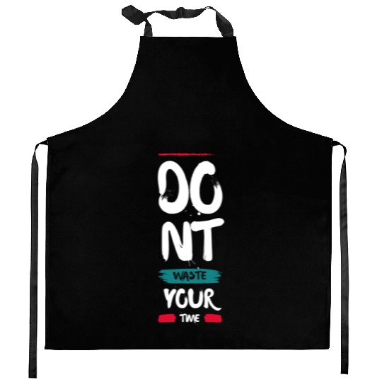 Black Colorful Dubai The Leading City in the World Kitchen Aprons