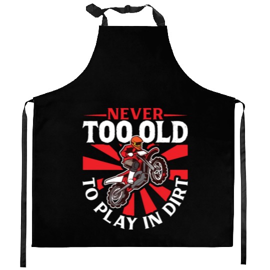 Dirt Bike Dirt Bike Riding Motocross Dirt Biking Kitchen Aprons