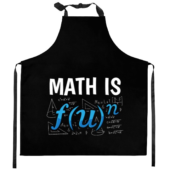 Math Is Mathematics Teacher Student Science Kitchen Aprons