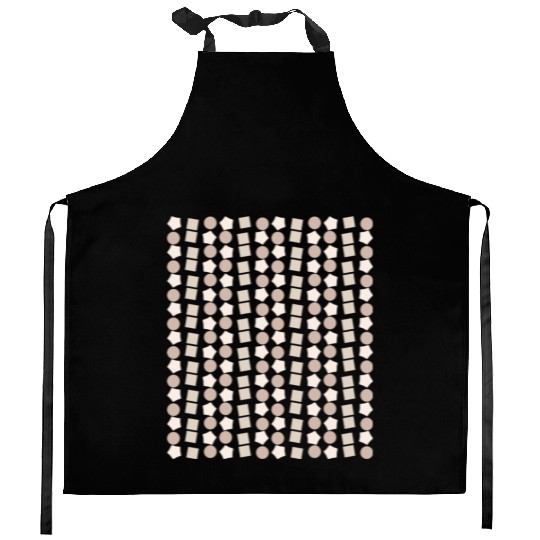 Circle, Star, Square Minimalist Kitchen Aprons