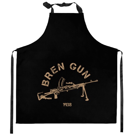Bren Light Machine Gun | World War 2 Weapon Kitchen Aprons
