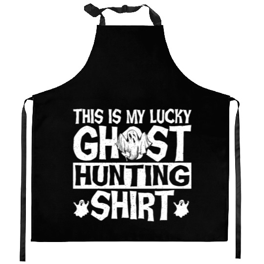 This Is My Lucky Ghost Hunting Kitchen Aprons Ghost Hunter