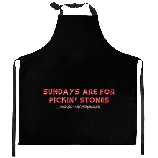 Letterkenny Sundays are for picking stones and Kitchen Aprons