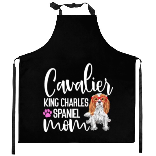 Cavalier King Charles Spaniel Mom Kitchen Aprons