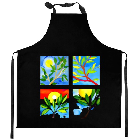 Laughing Olive Branch - Sustainable Harmony Kitchen Aprons