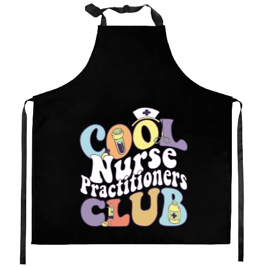 Cool Nurse Practitioners Club RN Registered Nurse Kitchen Aprons