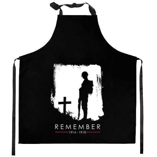 Remember 1914 - 1918 WW1 Veteran Kitchen Aprons