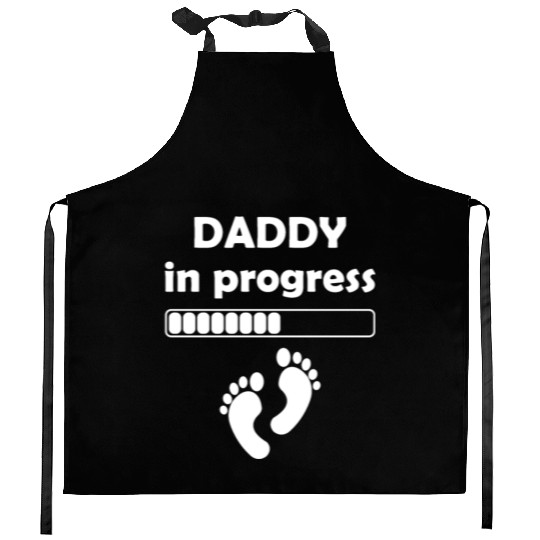 Daddy to be - Daddy In Progress Kitchen Aprons