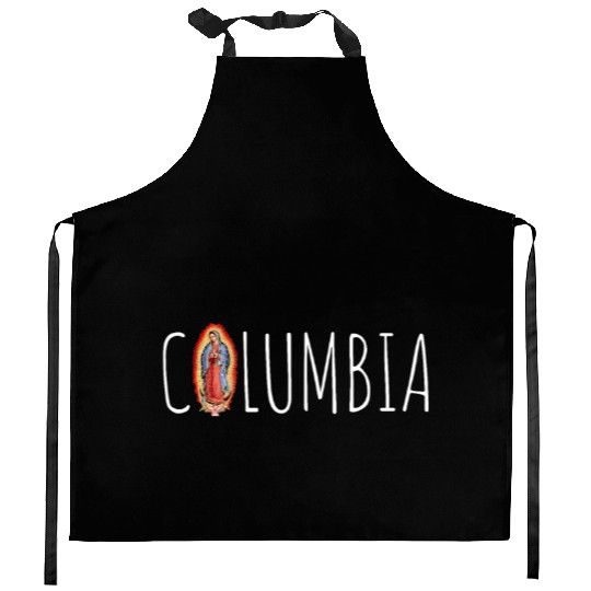 Our Lady Of Guadalupe Virgin Mary Kitchen Aprons