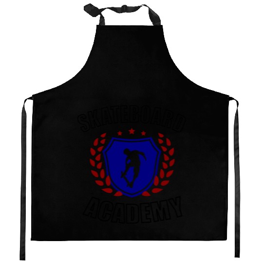 Skateboard Academy Kitchen Aprons