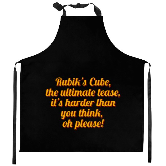 Rubiks Cube Conundrum Kitchen Aprons