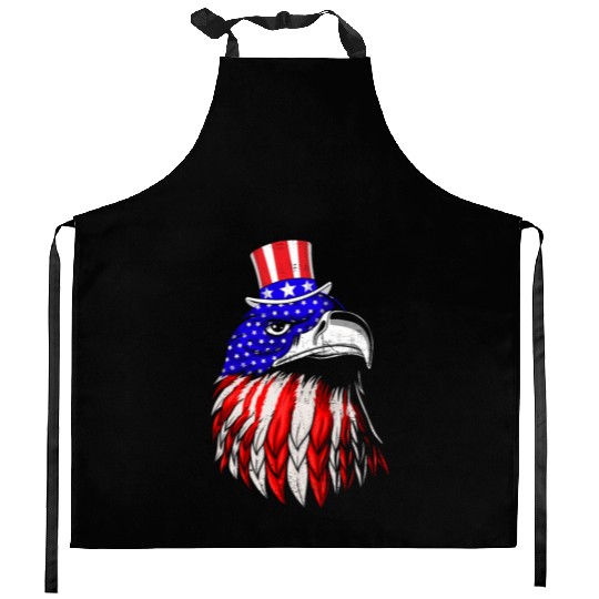America Eagle USA Patriots American Pride Kitchen Aprons