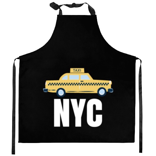 Nyc New York City Taxi Travel Usa Cities Kitchen Aprons