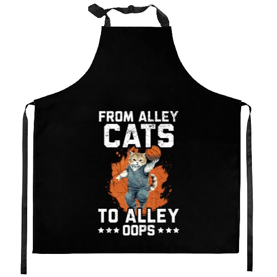 Basketball Cat Basketball Player I Love Basketball Kitchen Aprons