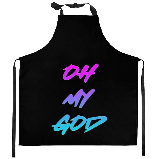 Oh My God nature Kitchen Aprons