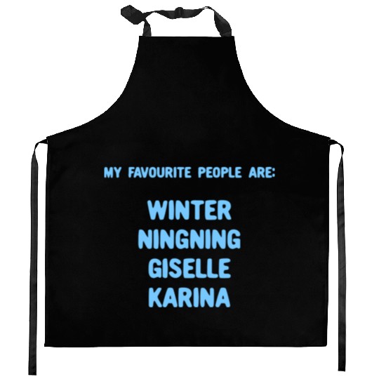 My favourite people are aespa boy Kitchen Aprons