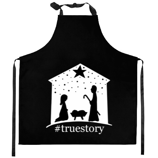 Truestory Birth Jesus True Bible Story Bethlehem Kitchen Aprons