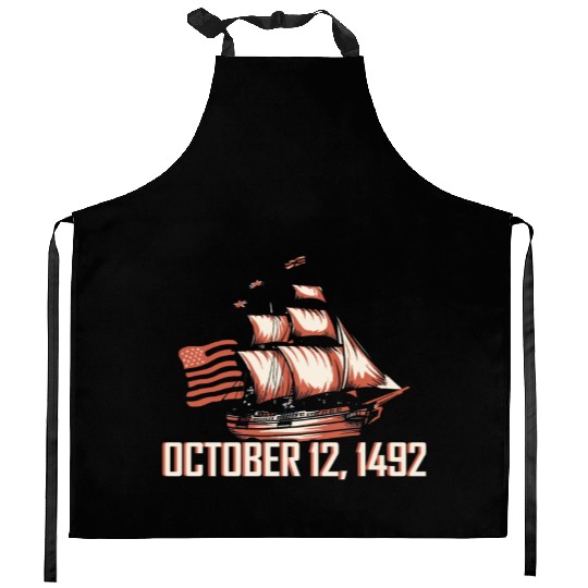Christopher Columbus Italian American Columbus Day Kitchen Aprons