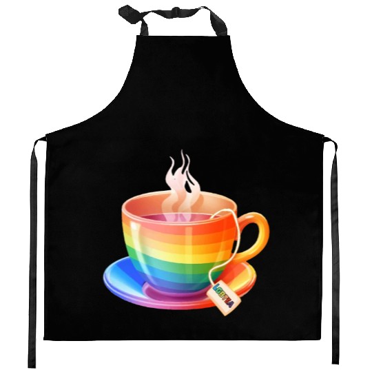 LGBTQIA+ LGBTQ LGBT Gay Pride LGBTea Kitchen Aprons