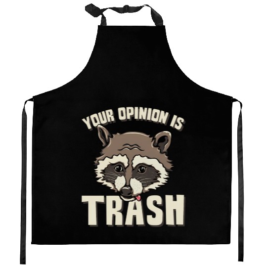 Raccoon Trash Panda Meme Garbage Humor Kitchen Aprons