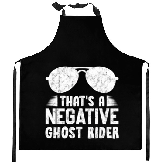 That'S A Negative Ghost Rider Pun For Movie Kitchen Aprons