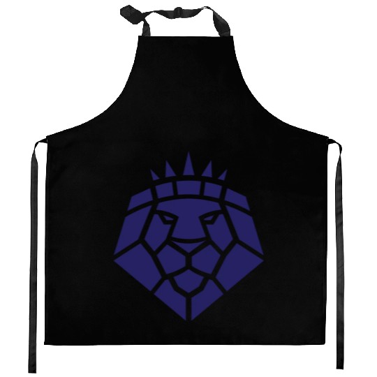 Lion Royal hippie Kitchen Aprons