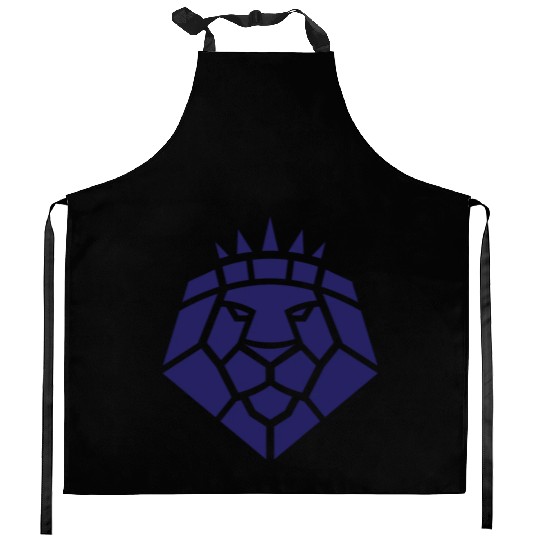Lion Royal hippie Kitchen Aprons