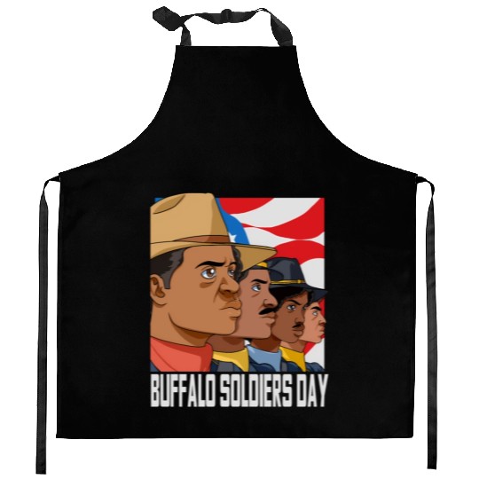 National Buffalo Soldiers Day July 28Th Patriotic Kitchen Aprons