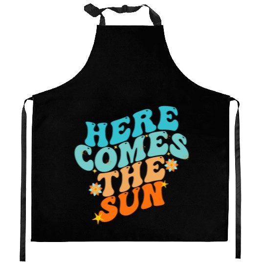 Here Comes The Sun Funny Kitchen Aprons