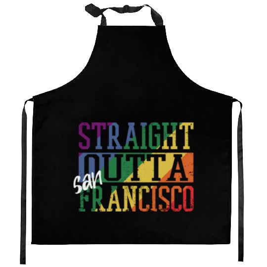 Straight Outta San Francisco Kitchen Aprons