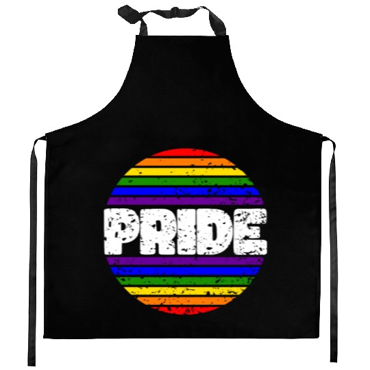 Pride LGBT Love wins, we are queer and proud Kitchen Aprons