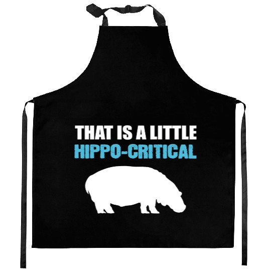 Little Hippo-Critical Zookeeper Or Animal Lover Gi Kitchen Aprons