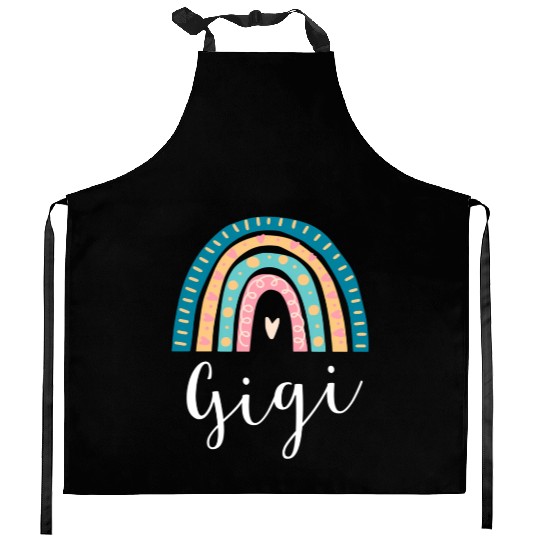 Gigi Rainbow For Grandma Family Kitchen Aprons