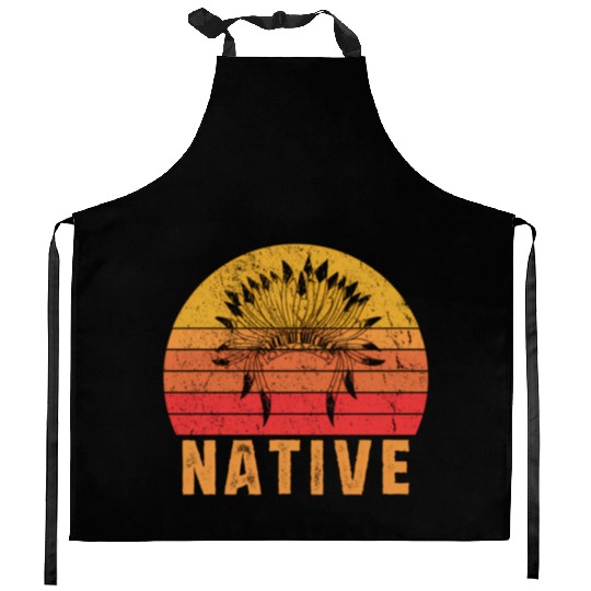 Native American Pride Native Indian Kitchen Aprons